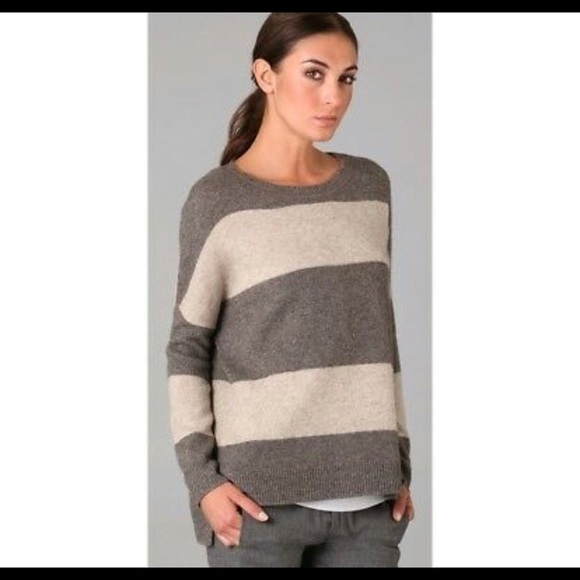 Vince Rugby Striped Wool Crew Neck Sweater​​​​​​​​​ - Picture 8 of 8